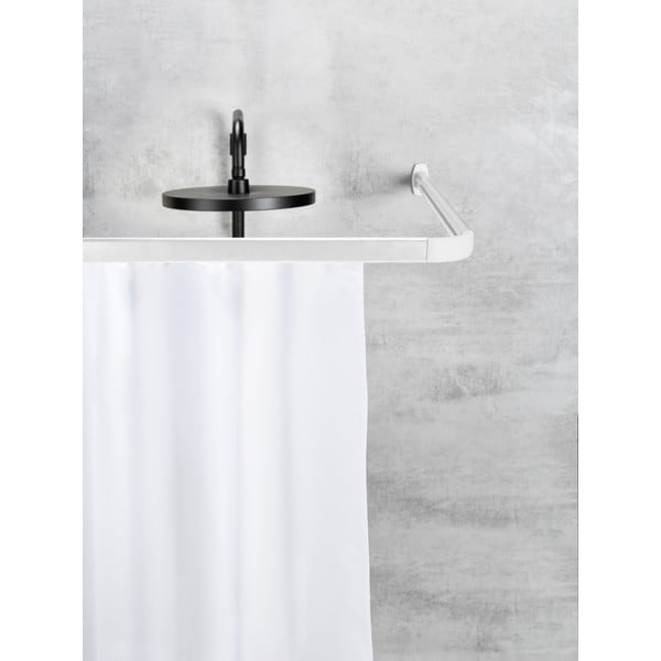 Biela tyč na sprchový záves Era – Wenko-image-1