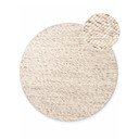 Béžový/v prírodnej farbe ručne tkaný vlnený okrúhly koberec ø 200 cm Lyon Beans – Elle Decoration