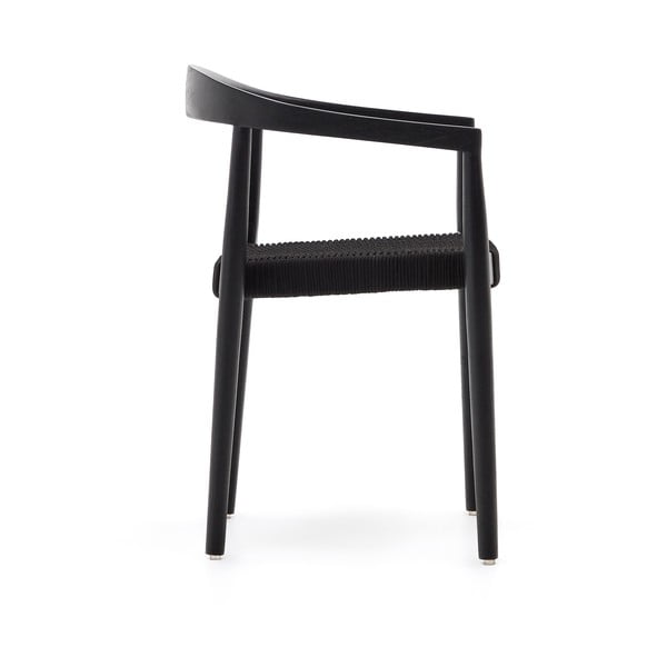 Čierne jedálenské stoličky v súprave 4 ks Ydalia – Kave Home-image-3