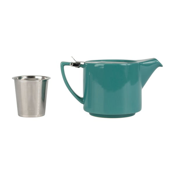 Kanvica na čaj z kameniny v petrolejovomodrej farbe 800 ml Design - Sema-image-2