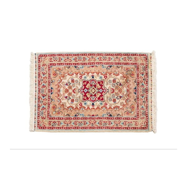 Ručne viazaný koberec Kashmirian, 92x63 cm