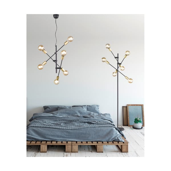 Stropné svietidlo Trio Cross, výška 19 cm-image-1