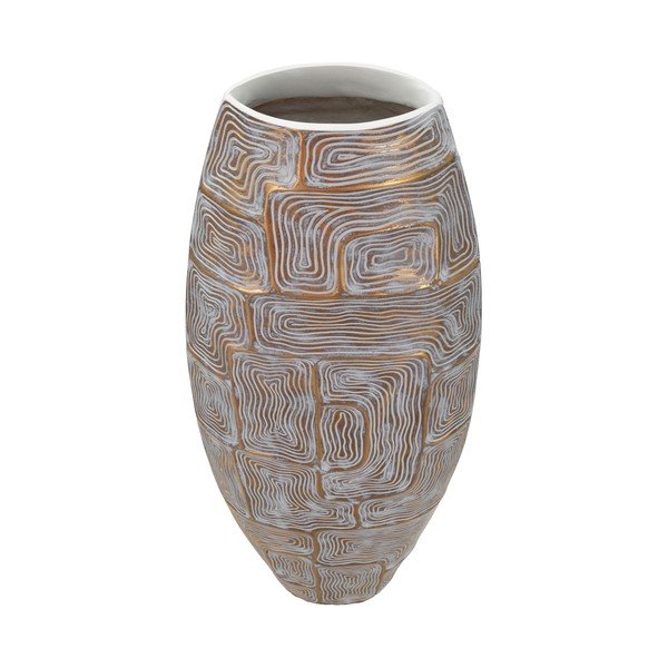 Váza z polyresínu v zlatej farbe (výška  59,5 cm) Eclips – Mauro Ferretti-image-2