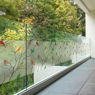 Samolepka na okno 200x40 cm Birds in the Forest - Ambiance