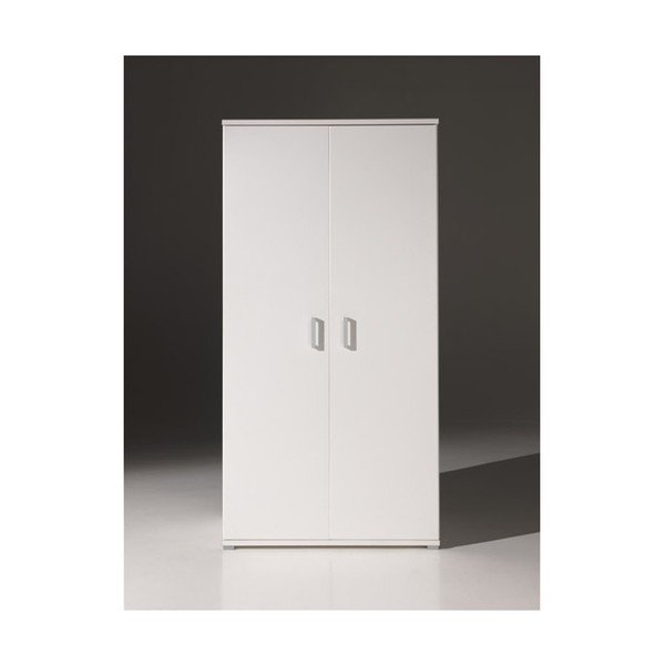 Biela šatníková skriňa Vipack Milan, 198 × 59 × 105 cm-image-1