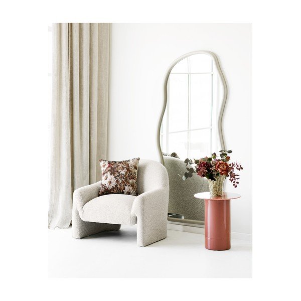 Sklenený okrúhly odkladací stolík ø 45 cm Florens – House Nordic-image-2