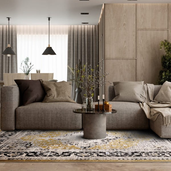 Okrovožltý koberec 240x330 cm Sovereign – Asiatic Carpets-image-1