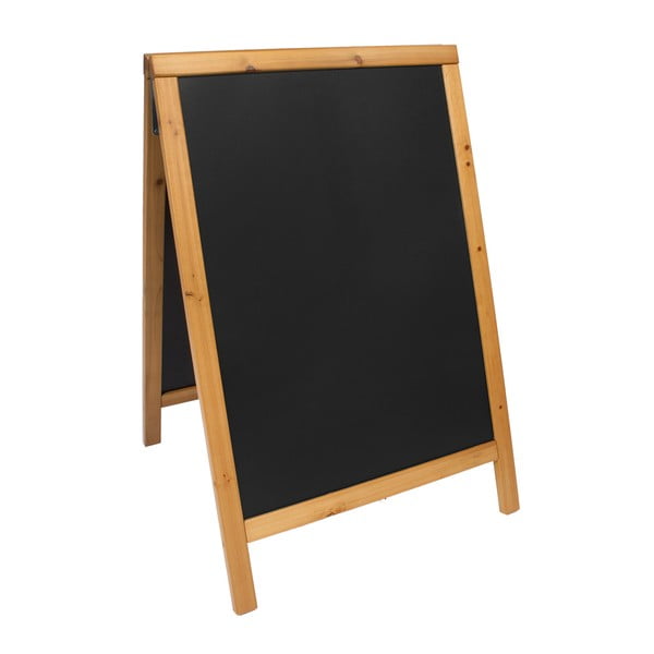 Set popisovacej tabule na stojane a kriedovej fixky Securit® Duplo Pavement, 85 × 55 cm