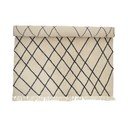 Biely vlnený koberec Bloomingville Geo, 200 x 300 cm