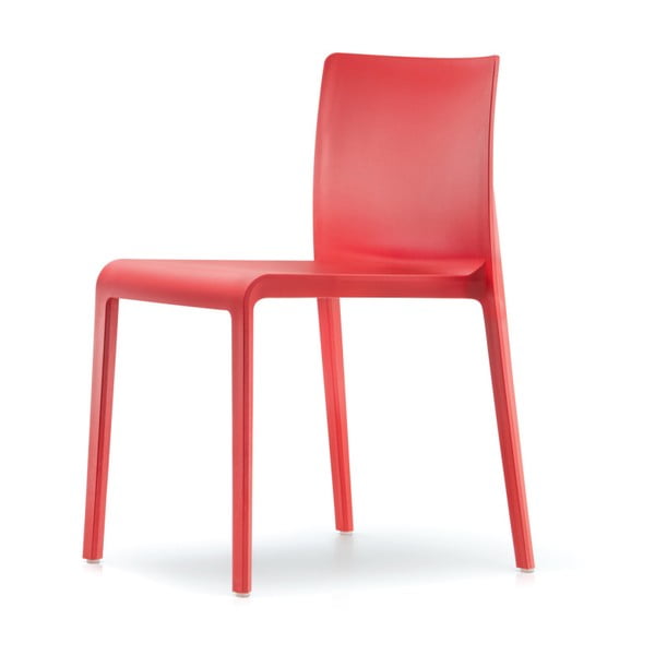 Červená stolička Pedrali Volt