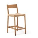 Barová stolička z dubového dreva v prírodnej farbe (výška sedadla 65 cm) Yalia – Kave Home