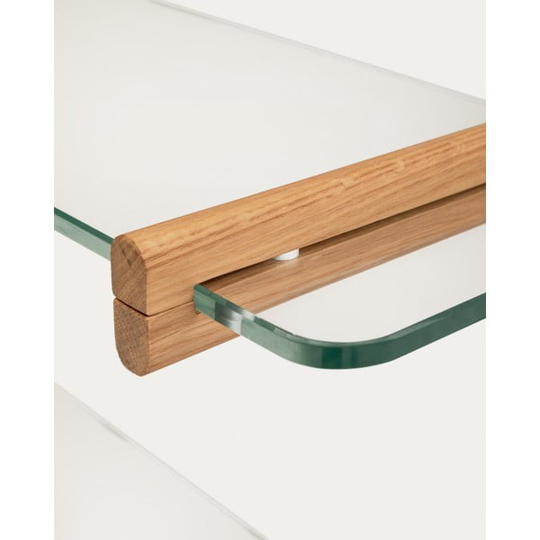 Sklenený komponent - polica 110x1 cm Sitra – Kave Home-image-4