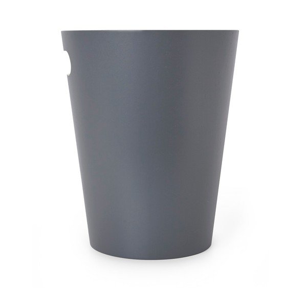 Tmavosivý drevený odpadkový kôš 7,5 l Woodrow – Umbra-image-4