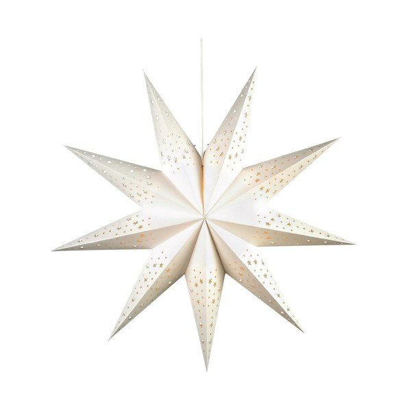 Biela vianočná svetelná dekorácia ø 75 cm Solvalla – Markslöjd