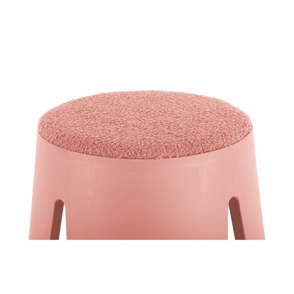 Svetloružová plastová stolička Savor – Leitmotiv-image-3