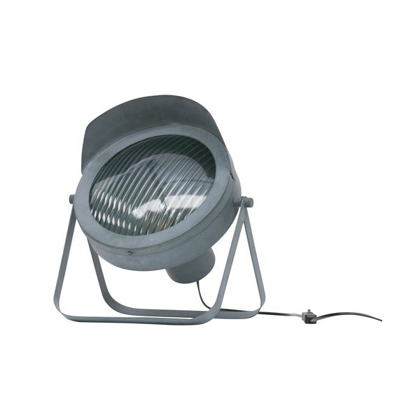 Sivá stolová lampa WOOOD Lester