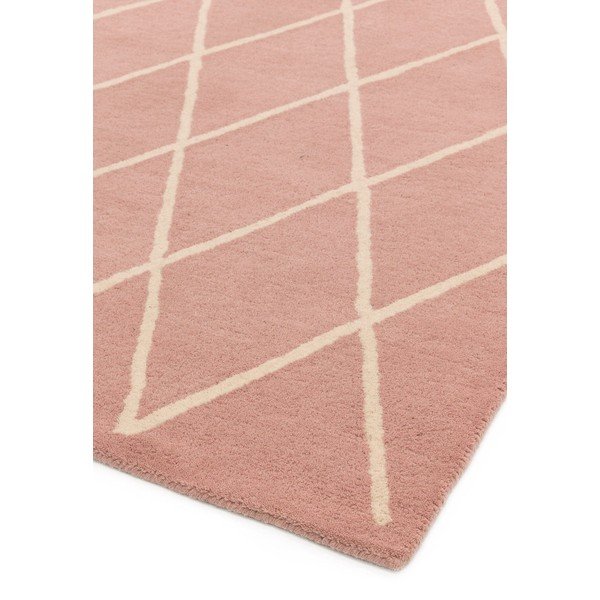 Ružový ručne tkaný vlnený koberec 120x170 cm Albany – Asiatic Carpets-image-4