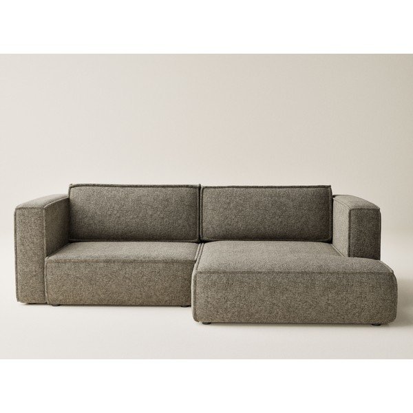 Hnedá ženilková rozkladacia/s úložným priestorom rohová pohovka (pravý roh/s leňoškou) Velto – Maison de Rêve-image-2