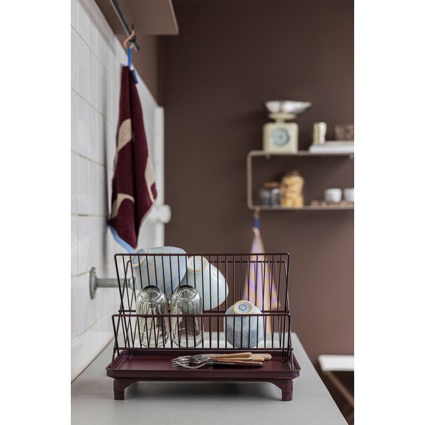 Vínový dvojposchodový odkvapkávač 42x29 cm Dry-It – Mette Ditmer Denmark-image-4