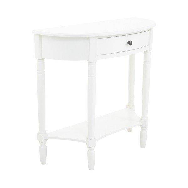Biely konzolový stolík z borovicového dreva 32x93 cm Heritage – Premier Housewares