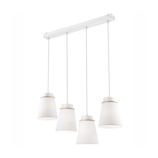 Biele závesné svietidlo - LAMKUR