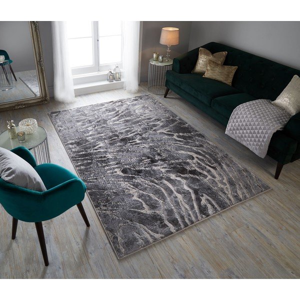 Sivý koberec Flair Rugs Lyra, 200 x 290 cm-image-4