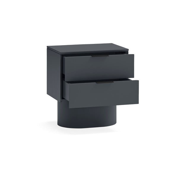 Antracitový nočný stolík Totem – Teulat-image-3