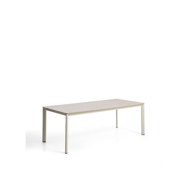 Záhradný jedálenský stôl s doskou z kameňa 100x220 cm Anafi – Kave Home