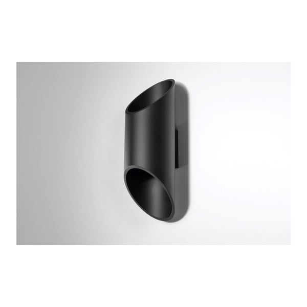 Čierne nástenné svietidlo Sollux Nixon 30-image-2