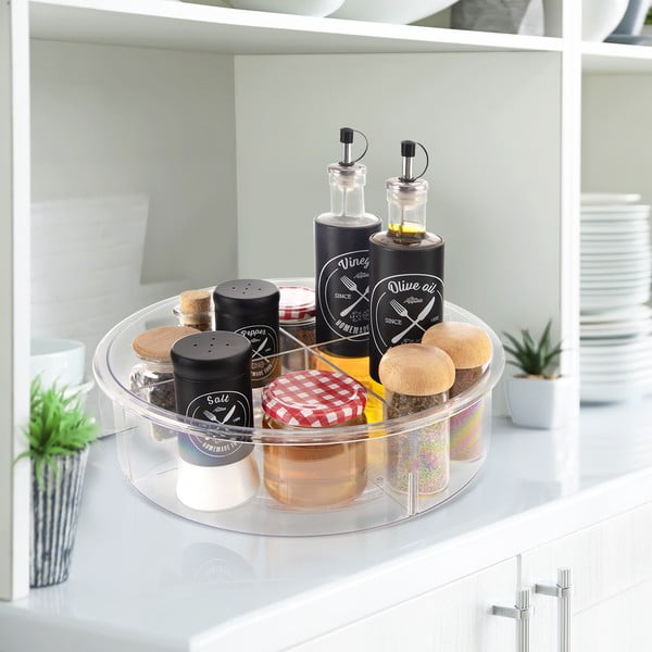 Otočný plastový organizér na koreničky ø 30 cm – Orion-image-1