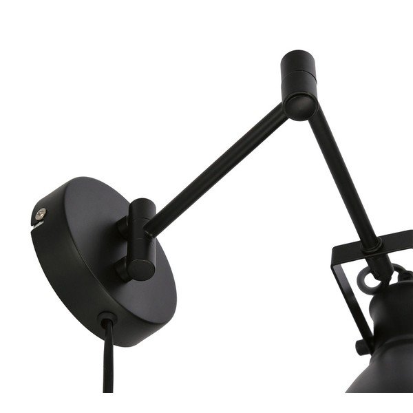 Čierne kovové nástenné svietidlo Espera - Candellux Lighting-image-2