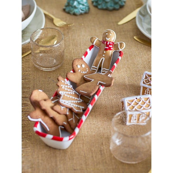 Biela keramická miska s vianočným motívom 110 ml Ginnie – Bloomingville-image-1