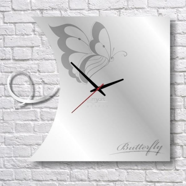 Nástenné hodiny Butterfly Clock