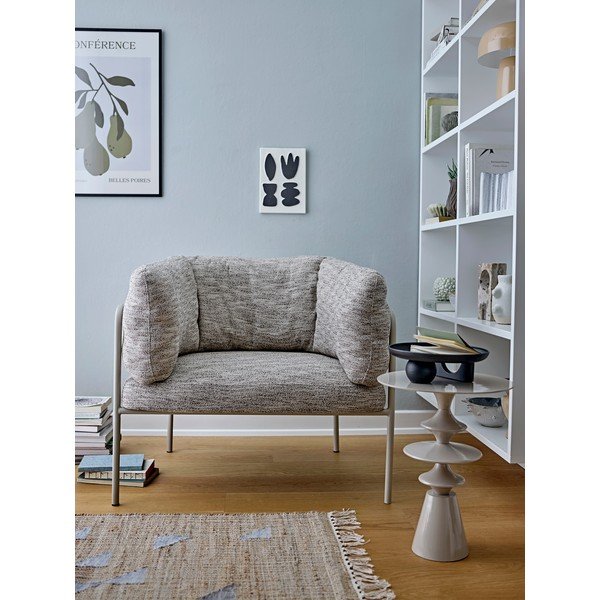 Sivobéžové kreslo Karel – Bloomingville-image-1