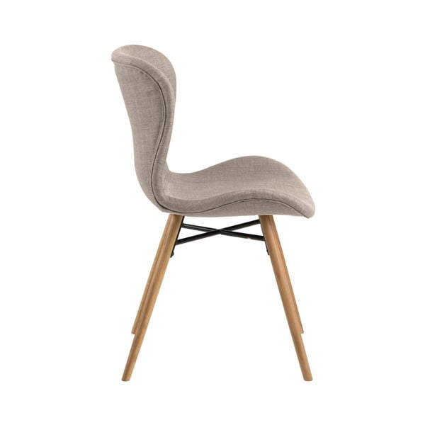 Súprava 2 béžových jedálenských stoličiek Batilda - Actona-image-4