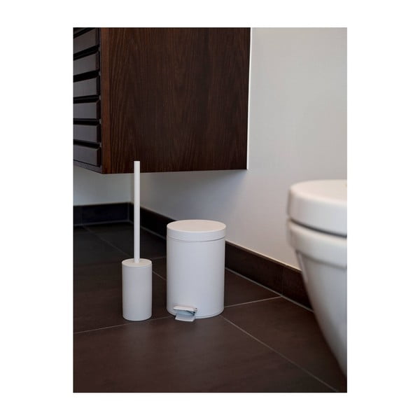 Biela porcelánová WC kefa Zone Solo White-image-1