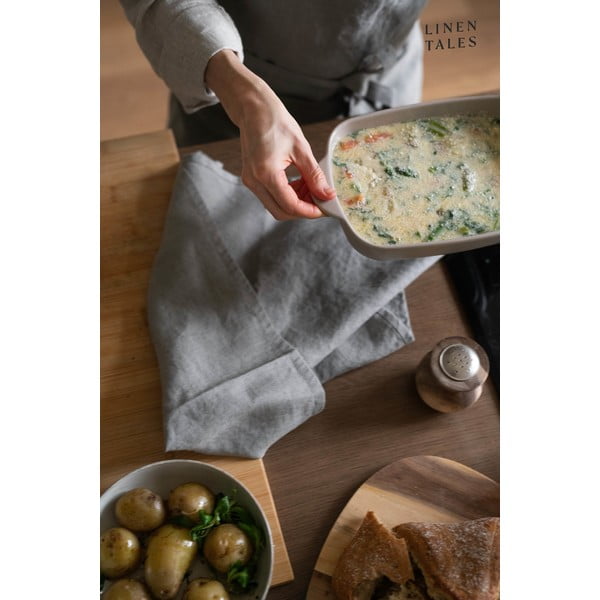 Ľanová utierka 45x65 cm Khaki – Linen Tales-image-3