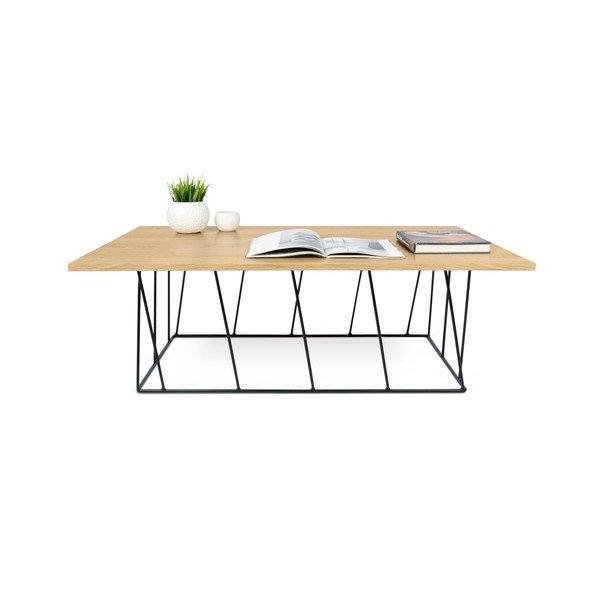 Konferenčný stolík s čiernymi nohami TemaHome Heli×, 120 cm-image-3