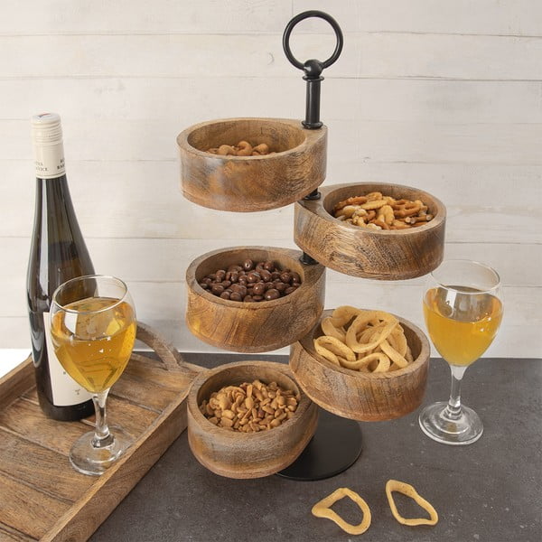 Drevený etažér Mango – Orion-image-1