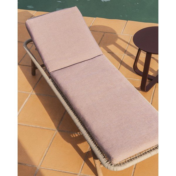 Béžový záhradný sedák na ležadlo 50x175 cm Maoni – Kave Home-image-2
