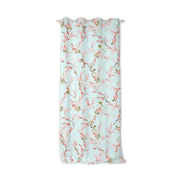 Záves v mentolovej a ružovej farbe 140x300 cm Chinoiserie – Happy Friday-image-1