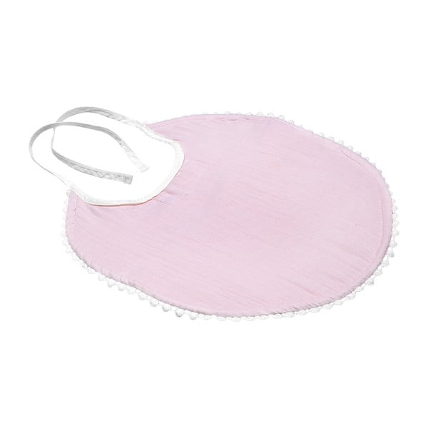 Ružový mušelínový podbradník Kindsgut London-image-2