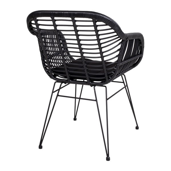 Súprava 2 vonkajších kresiel z umelého ratanu s vankúšom House Nordic Trieste-image-2