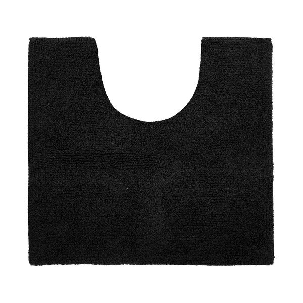 Čierna kúpeľňová predložka 50x45 cm Riva - Tiseco Home Studio