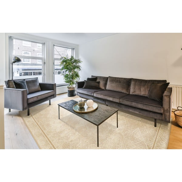 Béžový vlnený koberec 133x180 cm Jenny – Agnella-image-1