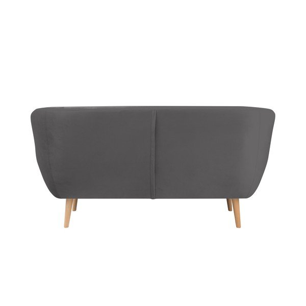 Sivá dvojmiestna pohovka Mazzini Sofas Benito-image-1