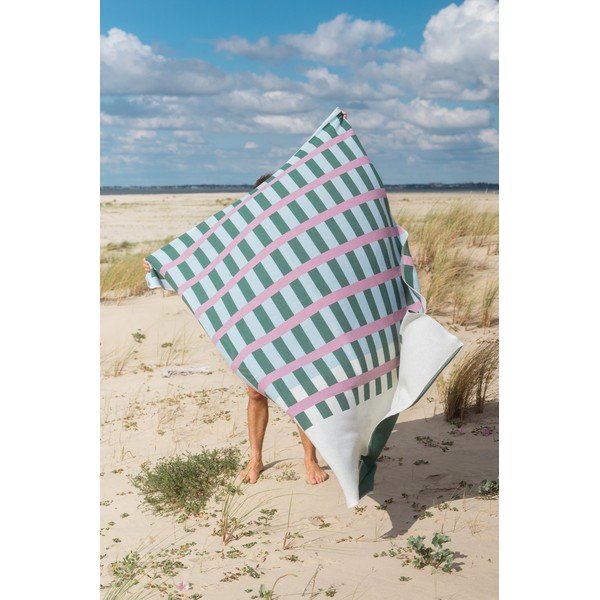 Zelená/ružová deka 160x200 cm Onu – noo.ma-image-3