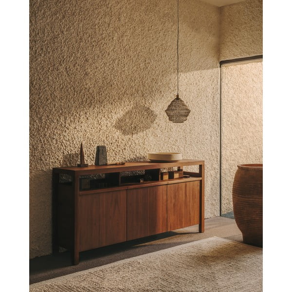 Závesné svietidlo v zlatej farbe s kovovým tienidlom ø 30 cm Sarraco – Kave Home-image-2