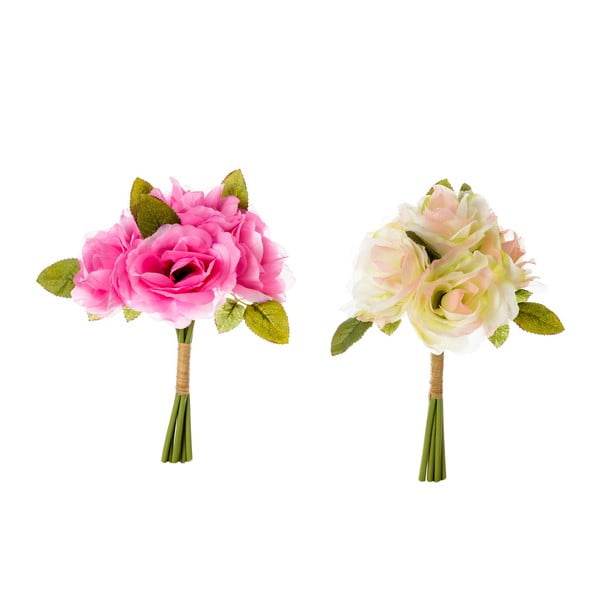 Sada 2 umelých kvetov Unimasa Rose Bouquet
