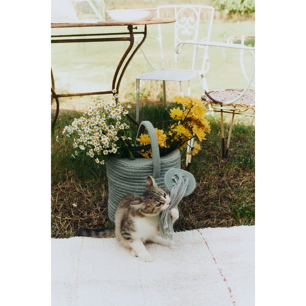 Látkový detský kôš na hračky šalviovozelený 51x26x38 cm Water Can – Lorena Canals-image-1